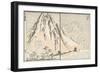 Mishima Pass in Ko Shu Province, 1817-Katsushika Hokusai-Framed Giclee Print