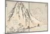 Mishima Pass in Ko Shu Province, 1817-Katsushika Hokusai-Mounted Giclee Print