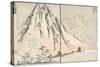 Mishima Pass in Ko Shu Province, 1817-Katsushika Hokusai-Stretched Canvas