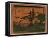 Mishima-Utagawa Hiroshige-Framed Stretched Canvas