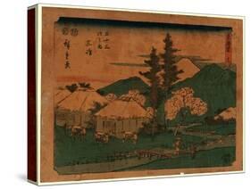 Mishima-Utagawa Hiroshige-Stretched Canvas