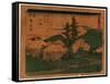 Mishima-Utagawa Hiroshige-Framed Stretched Canvas