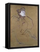 Misia Natanson, C.1897-Henri de Toulouse-Lautrec-Framed Stretched Canvas