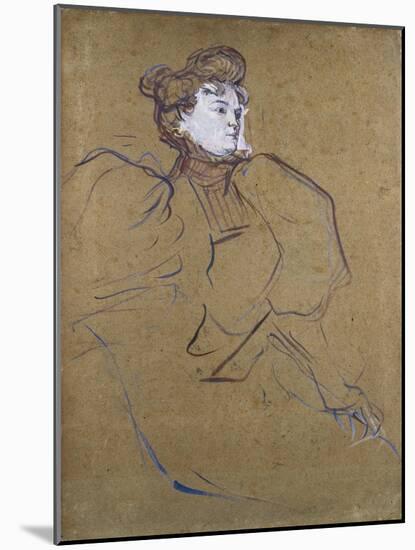 Misia Natanson, C.1897-Henri de Toulouse-Lautrec-Mounted Giclee Print