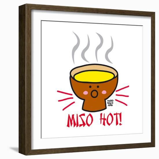 Miso Hot!-Todd Goldman-Framed Giclee Print