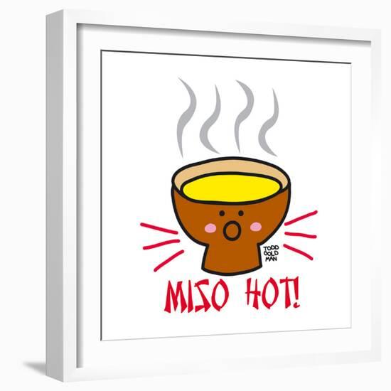 Miso Hot!-Todd Goldman-Framed Giclee Print