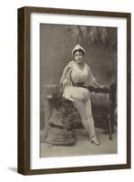 Miss Ada Blanche, as Robinson Crusoe-null-Framed Photographic Print