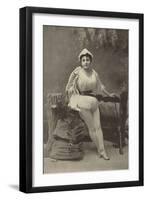 Miss Ada Blanche, as Robinson Crusoe-null-Framed Photographic Print