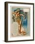 Miss America as La Belle Sauvage Fancy Free-Walter Crane-Framed Giclee Print