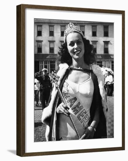 Miss America Winner Bess Myerson-Alfred Eisenstaedt-Framed Premium Photographic Print