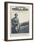 Miss Amy Johnson Overhauling Her Gypsy Moth Aeroplane after Landing in Australia-null-Framed Photographic Print