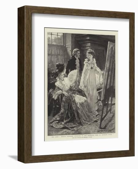 Miss Angel, Angelica Kauffmann, Introduced by Lady Wentworth, Visits Mr Reynolds's Studio-Margaret Isabel Dicksee-Framed Giclee Print