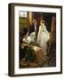 Miss Angel - Angelica Kauffmann Visits Mr. Reynolds' Studio-Margaret Isabel Dicksee-Framed Giclee Print