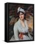 Miss Anna Elizabeth Clements, 19th Century-John James Masquerier-Framed Stretched Canvas