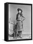 Miss Annie Oakley, Little Sure Shot, Buffalo Bill's Wild West, C.1890-1900-Elliott and Fry Studio-Framed Stretched Canvas