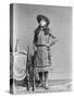 Miss Annie Oakley, Little Sure Shot, Buffalo Bill's Wild West, C.1890-1900-Elliott and Fry Studio-Stretched Canvas