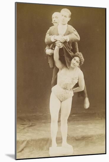 Miss Athléta (Me Van Huffelen),  leveur de poids-null-Mounted Giclee Print
