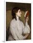 Miss Auras: the Red Book-Sir John Lavery-Framed Photographic Print