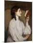 Miss Auras: the Red Book-Sir John Lavery-Mounted Photographic Print