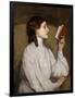 Miss Auras: the Red Book-Sir John Lavery-Framed Photographic Print