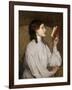 Miss Auras: the Red Book-Sir John Lavery-Framed Photographic Print