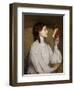 Miss Auras: the Red Book-Sir John Lavery-Framed Photographic Print