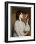 Miss Auras: the Red Book-Sir John Lavery-Framed Photographic Print