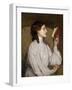 Miss Auras: the Red Book-Sir John Lavery-Framed Photographic Print