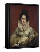 Miss Barnes, 1823-R. Brown-Framed Stretched Canvas