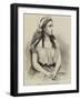 Miss Bateman as Leah, at the Adelphi Theatre-null-Framed Giclee Print