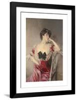 Miss Bell-Giovanni Boldini-Framed Premium Giclee Print