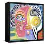 Miss Betty's Aunt Hilda-Wyanne-Framed Stretched Canvas