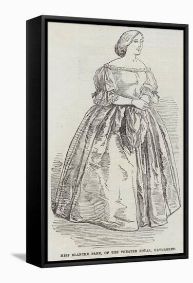 Miss Blanche Fane, of the Theatre Royal, Haymarket-null-Framed Stretched Canvas