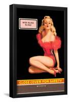 Miss Bling Bling Pin-up-null-Framed Poster