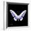 Miss Butterfly Brookiana Sq - X-Ray Black Edition-Philippe Hugonnard-Framed Photographic Print