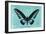 Miss Butterfly Brookiana - Turquoise-Philippe Hugonnard-Framed Photographic Print