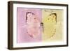 Miss Butterfly Catopsilia - Pale Violet & Gold-Philippe Hugonnard-Framed Photographic Print