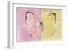 Miss Butterfly Catopsilia - Pale Violet & Gold-Philippe Hugonnard-Framed Photographic Print