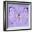 Miss Butterfly Catopsilia Sq - Mauve-Philippe Hugonnard-Framed Photographic Print
