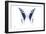 Miss Butterfly Cloanthus - X-Ray White Edition-Philippe Hugonnard-Framed Photographic Print