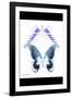 Miss Butterfly Duo Brookagenor II - X-Ray B&W Edition-Philippe Hugonnard-Framed Photographic Print