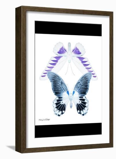 Miss Butterfly Duo Brookagenor II - X-Ray B&W Edition-Philippe Hugonnard-Framed Photographic Print