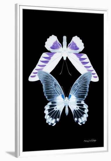 Miss Butterfly Duo Brookagenor II - X-Ray Black Edition-Philippe Hugonnard-Framed Premium Photographic Print