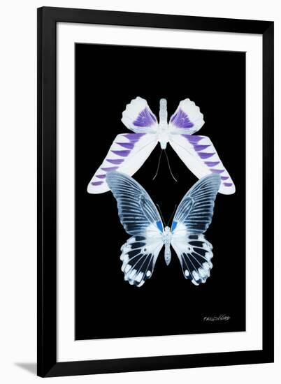 Miss Butterfly Duo Brookagenor II - X-Ray Black Edition-Philippe Hugonnard-Framed Premium Photographic Print