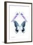 Miss Butterfly Duo Brookagenor II - X-Ray White Edition-Philippe Hugonnard-Framed Photographic Print