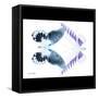 Miss Butterfly Duo Brookagenor Sq - X-Ray B&W Edition-Philippe Hugonnard-Framed Stretched Canvas