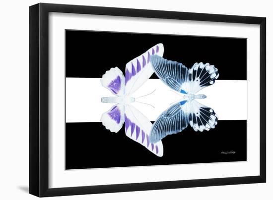 Miss Butterfly Duo Brookagenor - X-Ray B&W Edition II-Philippe Hugonnard-Framed Photographic Print