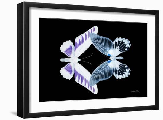 Miss Butterfly Duo Brookagenor - X-Ray Black Edition-Philippe Hugonnard-Framed Photographic Print