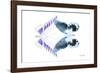 Miss Butterfly Duo Brookagenor - X-Ray White Edition-Philippe Hugonnard-Framed Photographic Print