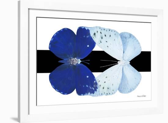 Miss Butterfly Duo Catoploea - X-Ray B&W Edition-Philippe Hugonnard-Framed Photographic Print